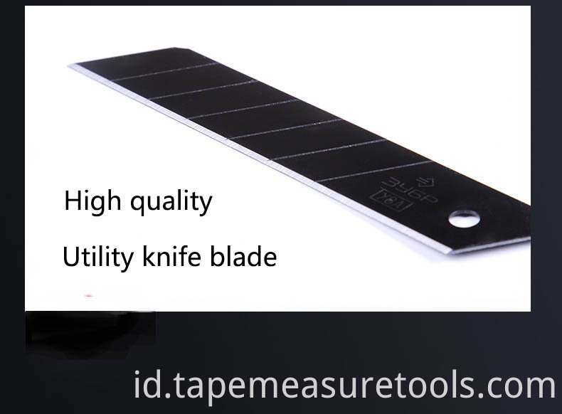 Kualitas baik Produsen memasok pisau utilitas besar, pisau bagian besar 25mm, pisau wallpaper setebal 0,7mm